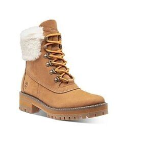 NWT Timberland Courmayeur Valley Warmlined Medium Brown Nubuck  Boot Size 8 M